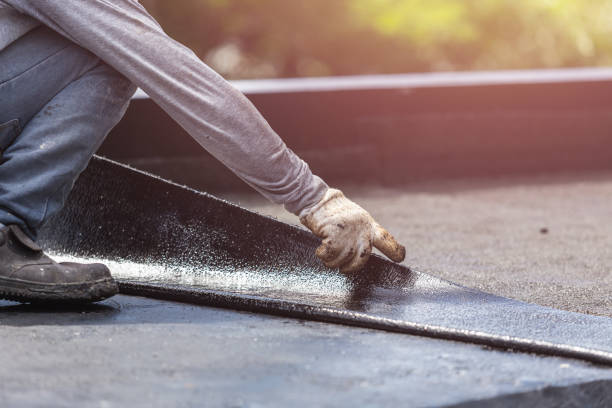 Professional Waterproofing technician working in North Salem, IN